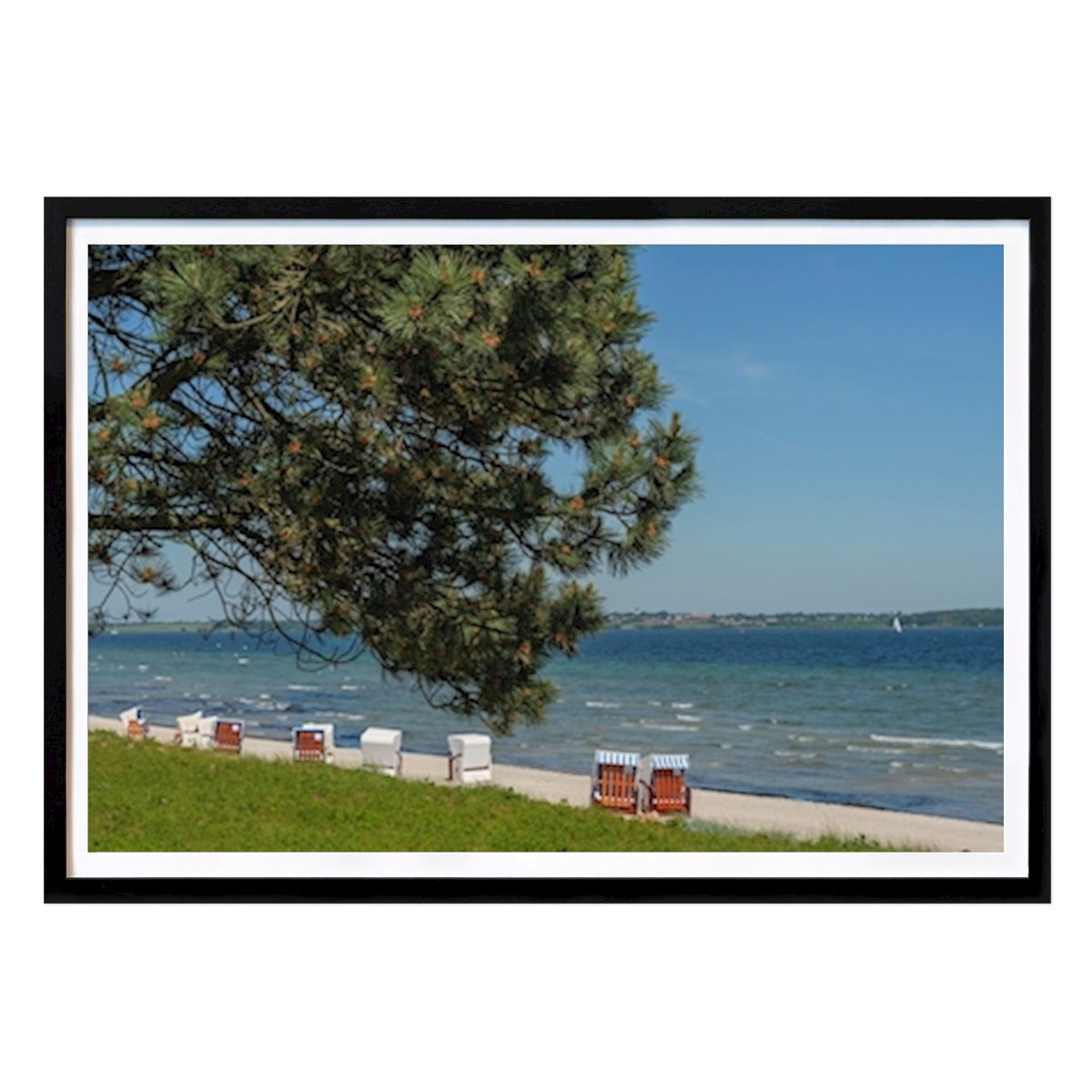 Nature Poster: Beach at the baltic sea by Stephan Sühling