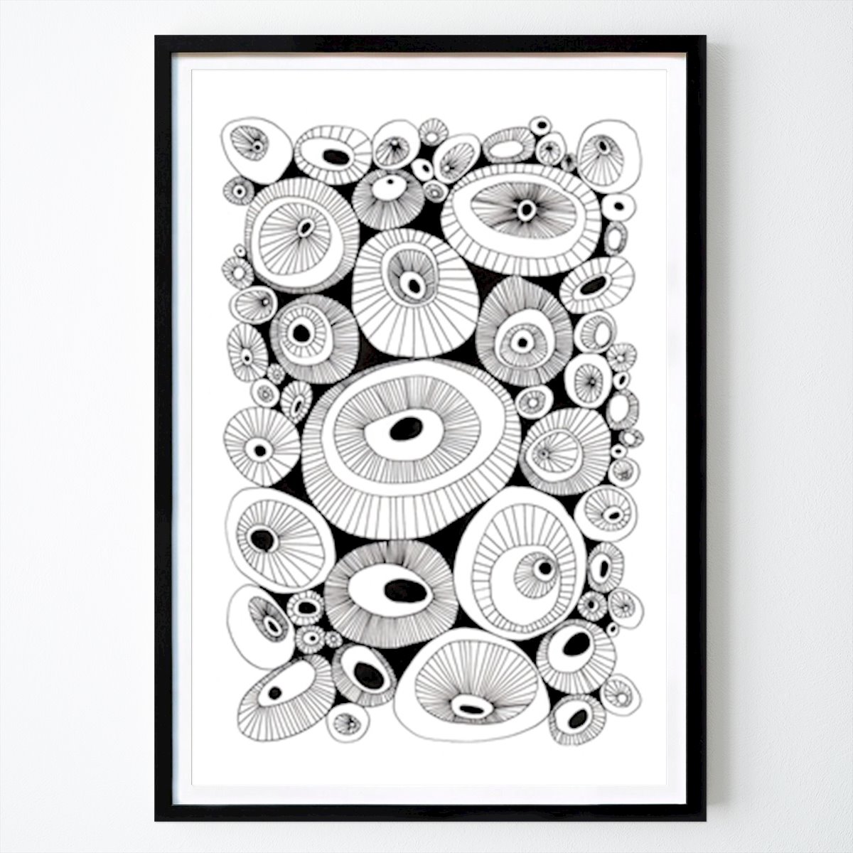 Botanical Poster: Abstract Circles No.1 by Vera Zhurba