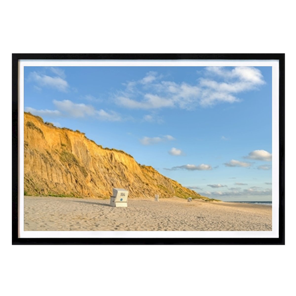 Natur Poster: Am Roten Kliff auf Sylt von Michael Valjak