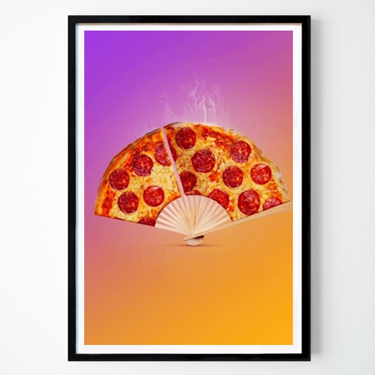 Pop Art Poster: Pizza ventilator van Artem Pozdniakov