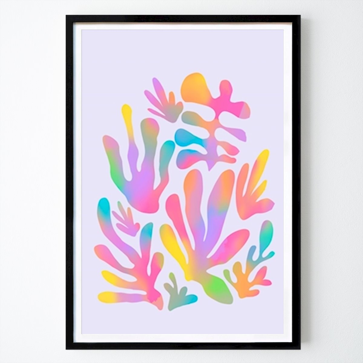 Abstracte kunst Poster: Matisse: Abstract Pastel van Baroo Bloom