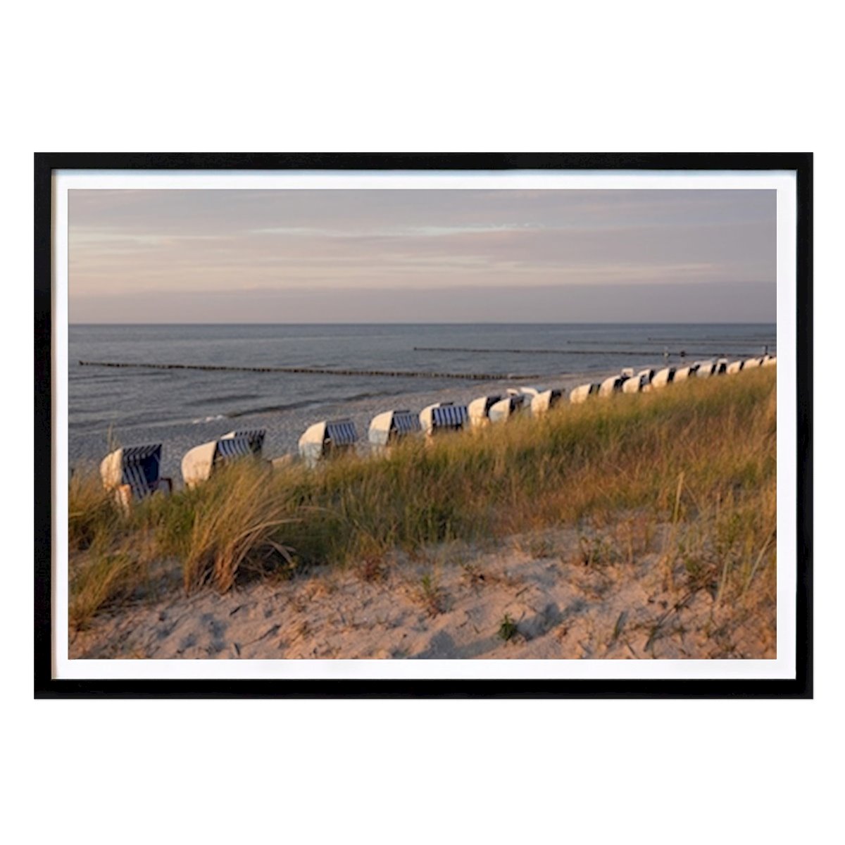 Nature Poster: Summer evening at Zingst by Stephan Sühling
