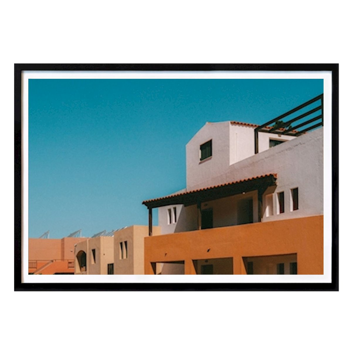 Architectuur & Design Poster: Greek hotel van Helena Gylleby