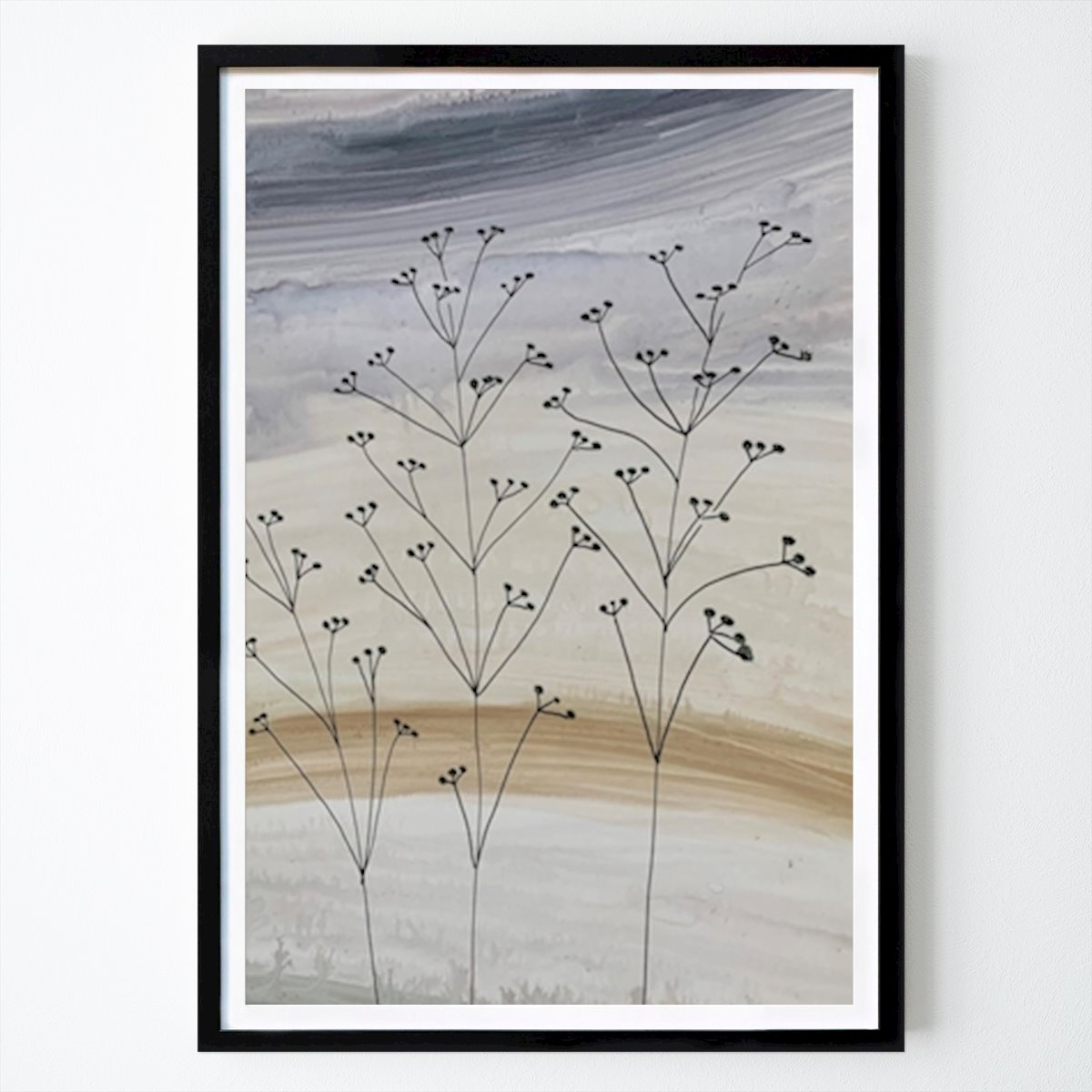 Fleurs & Plantes Affiche: Branches filigrane par Cijay