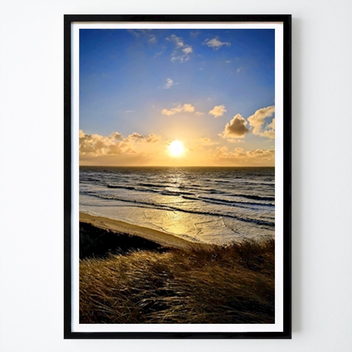 Natur Poster: Sunset over the Ocean av Marie Lindberg