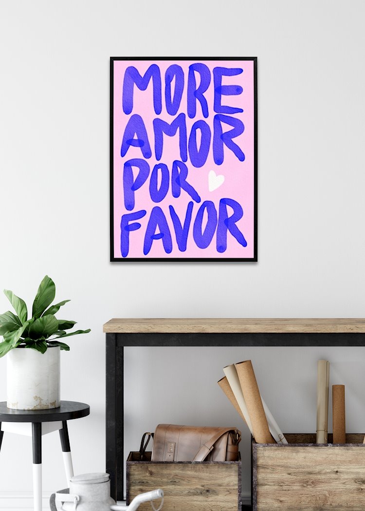 More Amor por Favor posters & prints by Baroo Bloom Printler