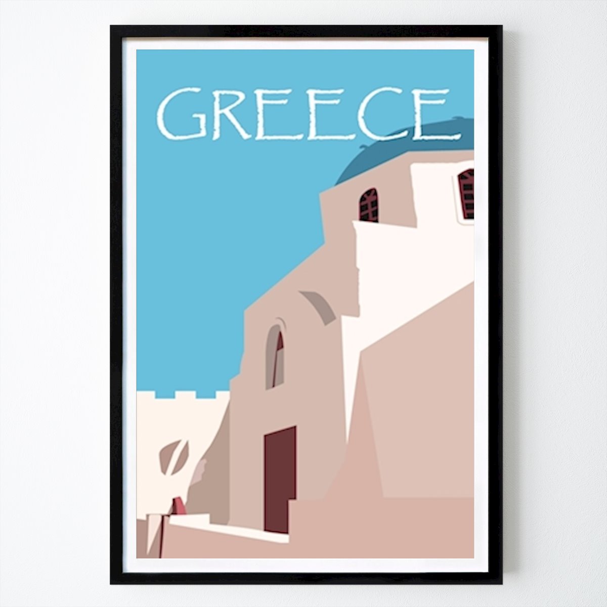 Kuchnie Plakat: Grecja autorstwa Lars Gustafsson