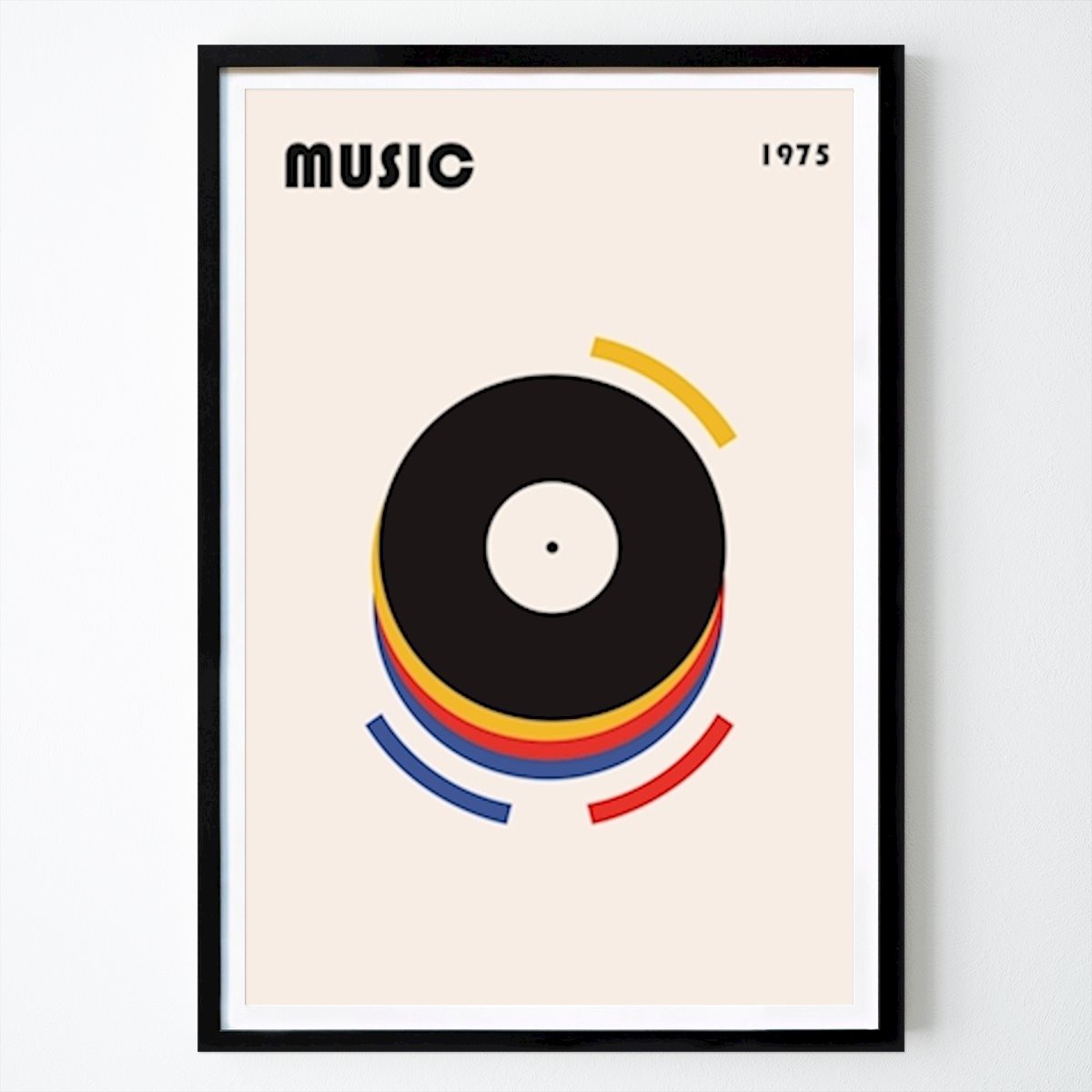 Musik Poster: Musik Vinyl Retro von Lars Gustafsson
