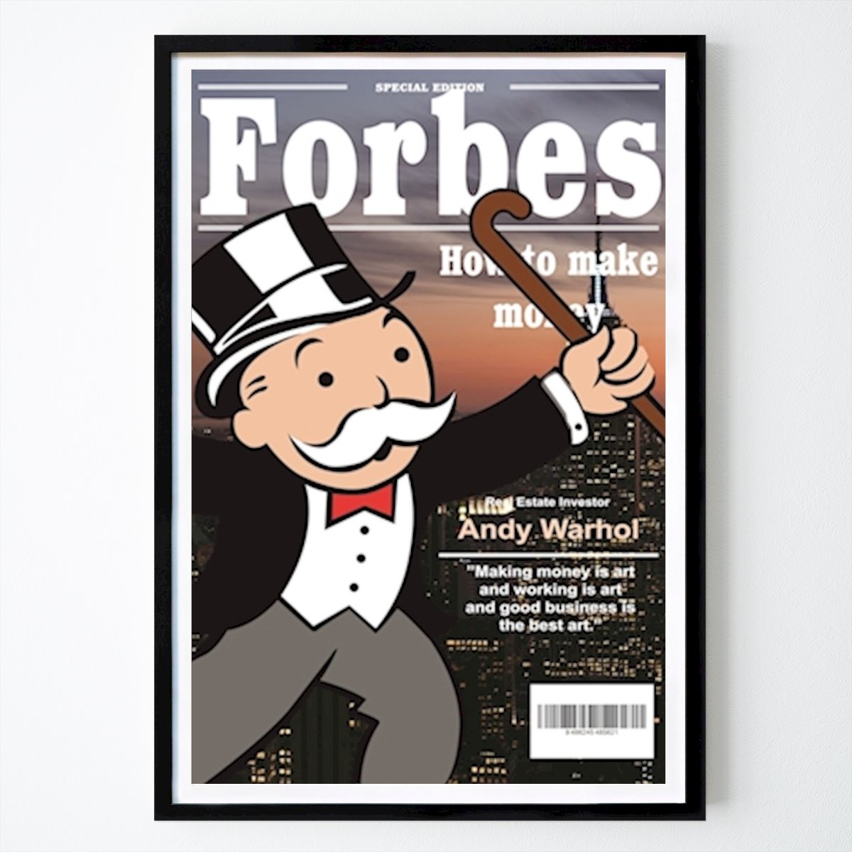 Citation & Text Poster: How to make money Poster by Lars Gustafsson