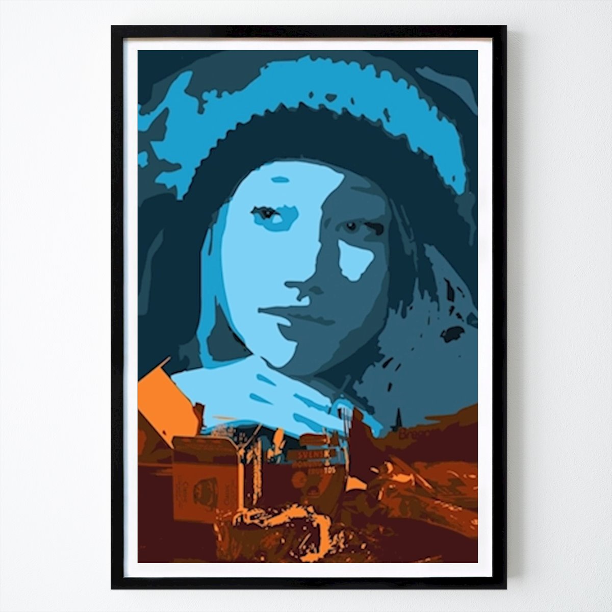 Kitchen Poster: Elsa in the kitchen by Per Nylén