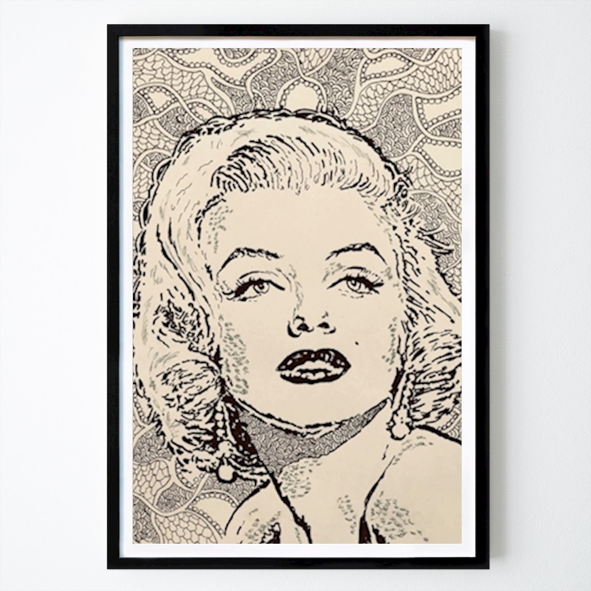 Retro & Vintage Poster: Marilyn Monroe by Jacob Tahapary