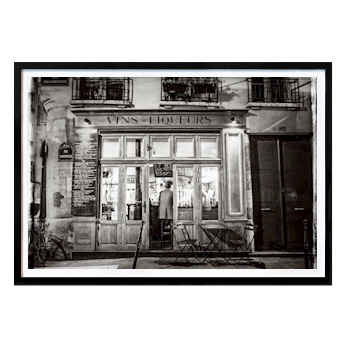 Városok & Országok Poszter: Bár Párizsban Assaf Frank által