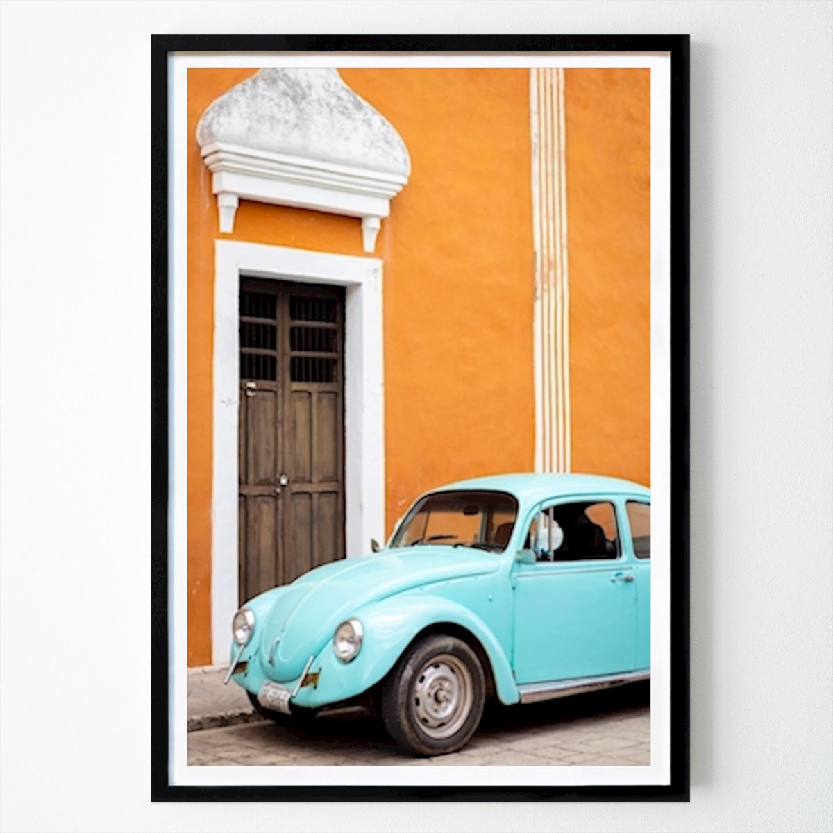 Hobby Poster: Blue and orange in Mexico by Vy Van Nguyen