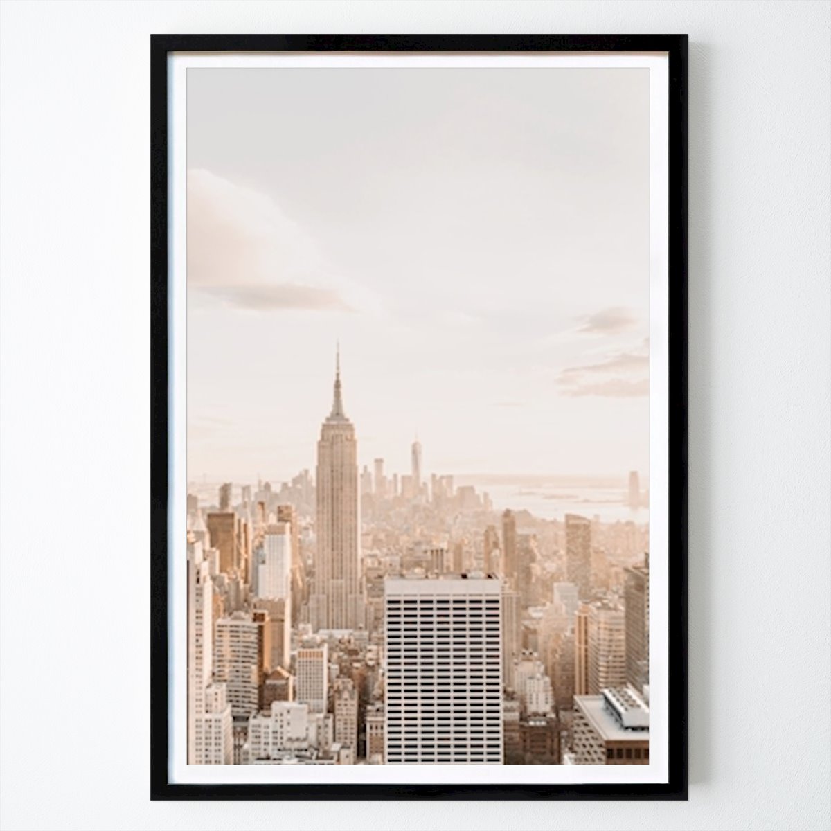 New York Poster: Solnedgång i New York av Ida Josefin Eriksson