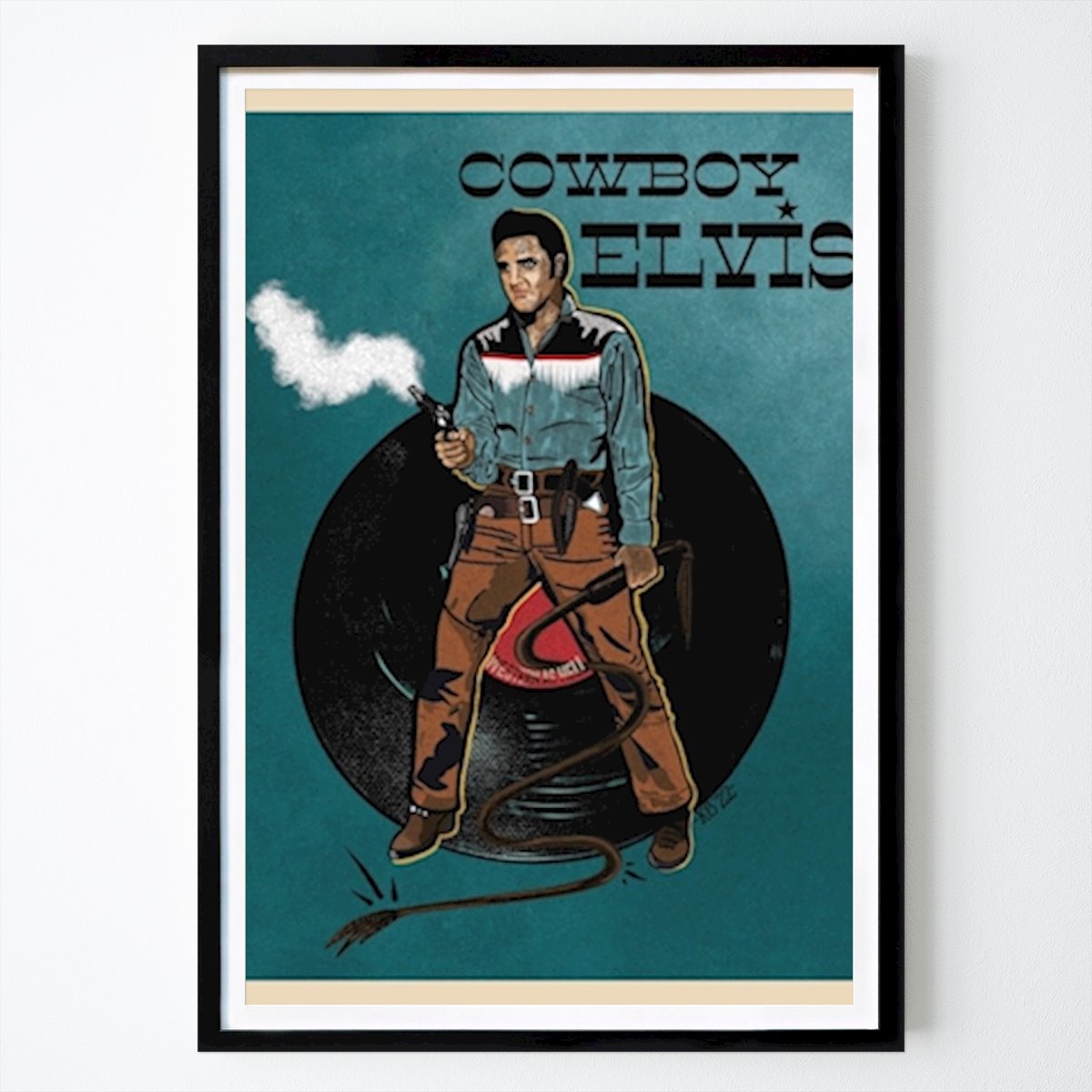 Film Poster: COWBOY ELVIS av Trøkk & Trash Co.