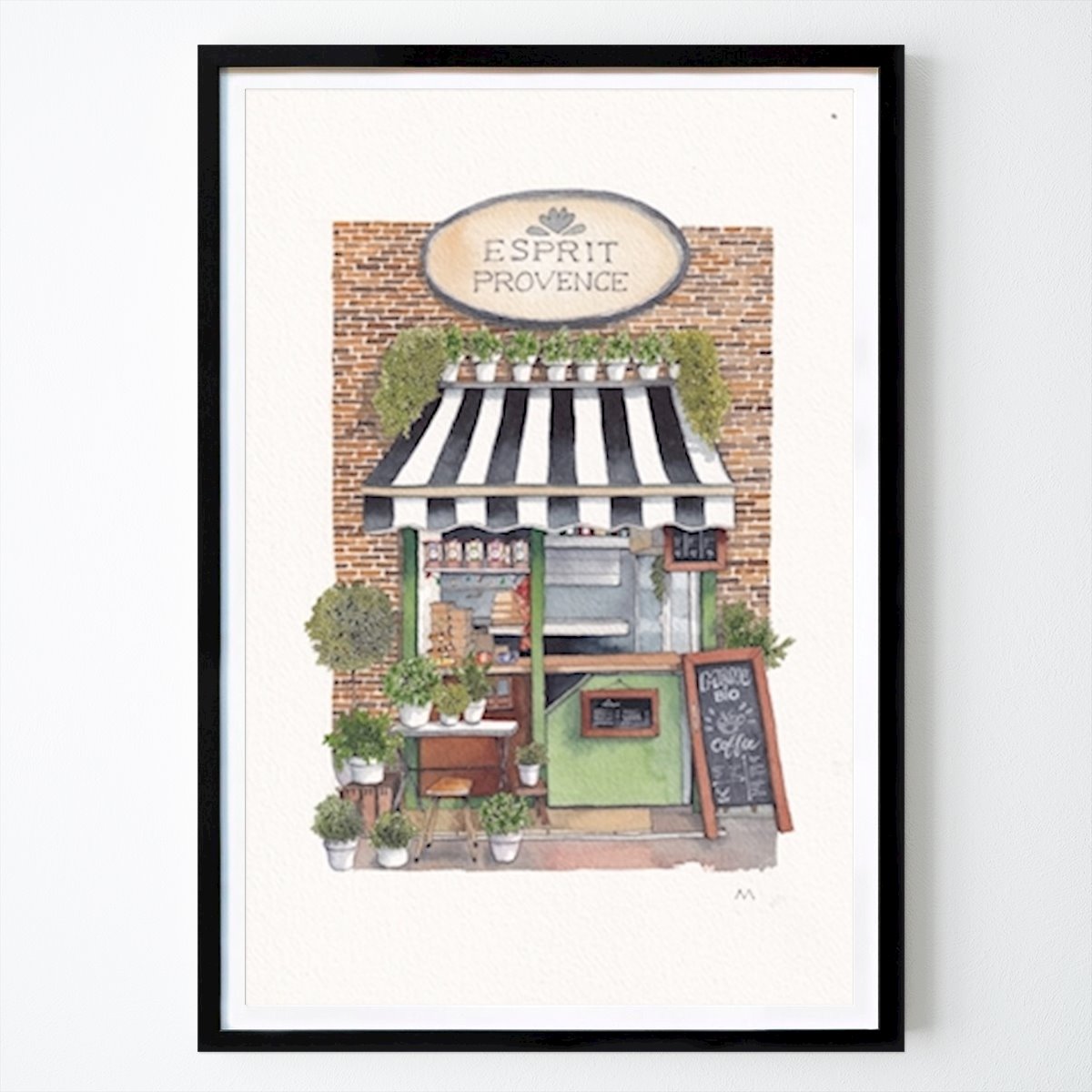 Kukat & Kasvit Juliste: Esprit Provence koffiebar tekijänä Urban Anna