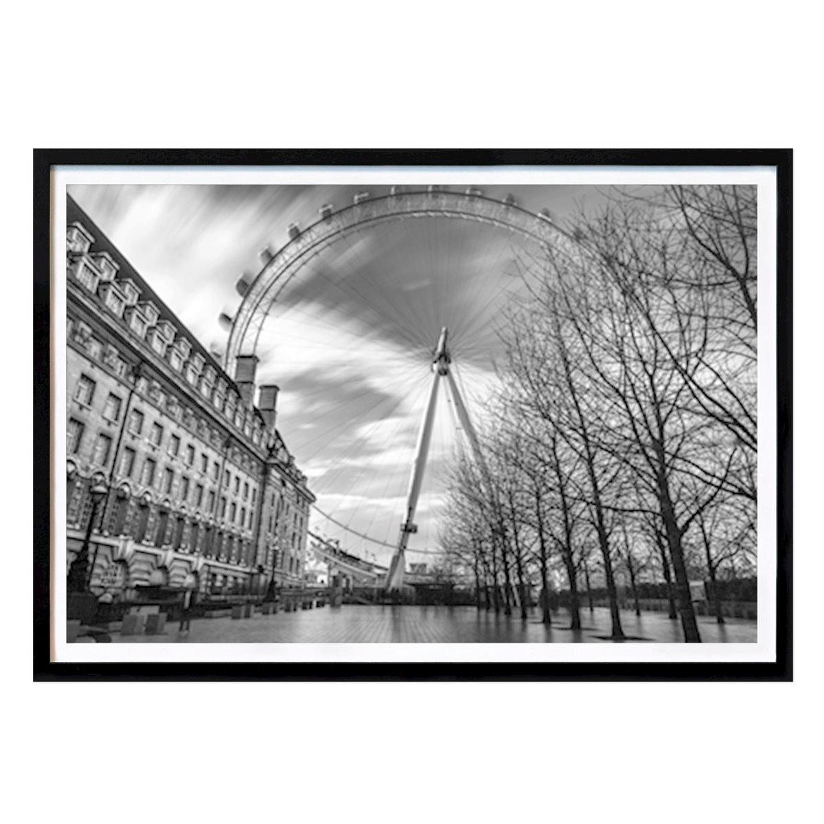 London Poster: Millennium Wheel by Assaf Frank