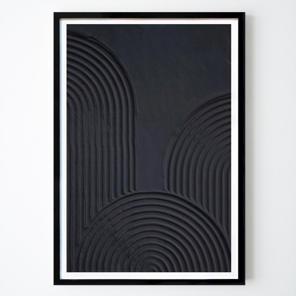 People & Portrait Poster: Black arc two by Martha Kristiansen