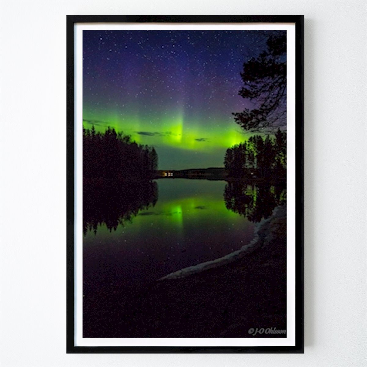 Places & Cities Poster: Northern light by Jan-Ove Ohlsson