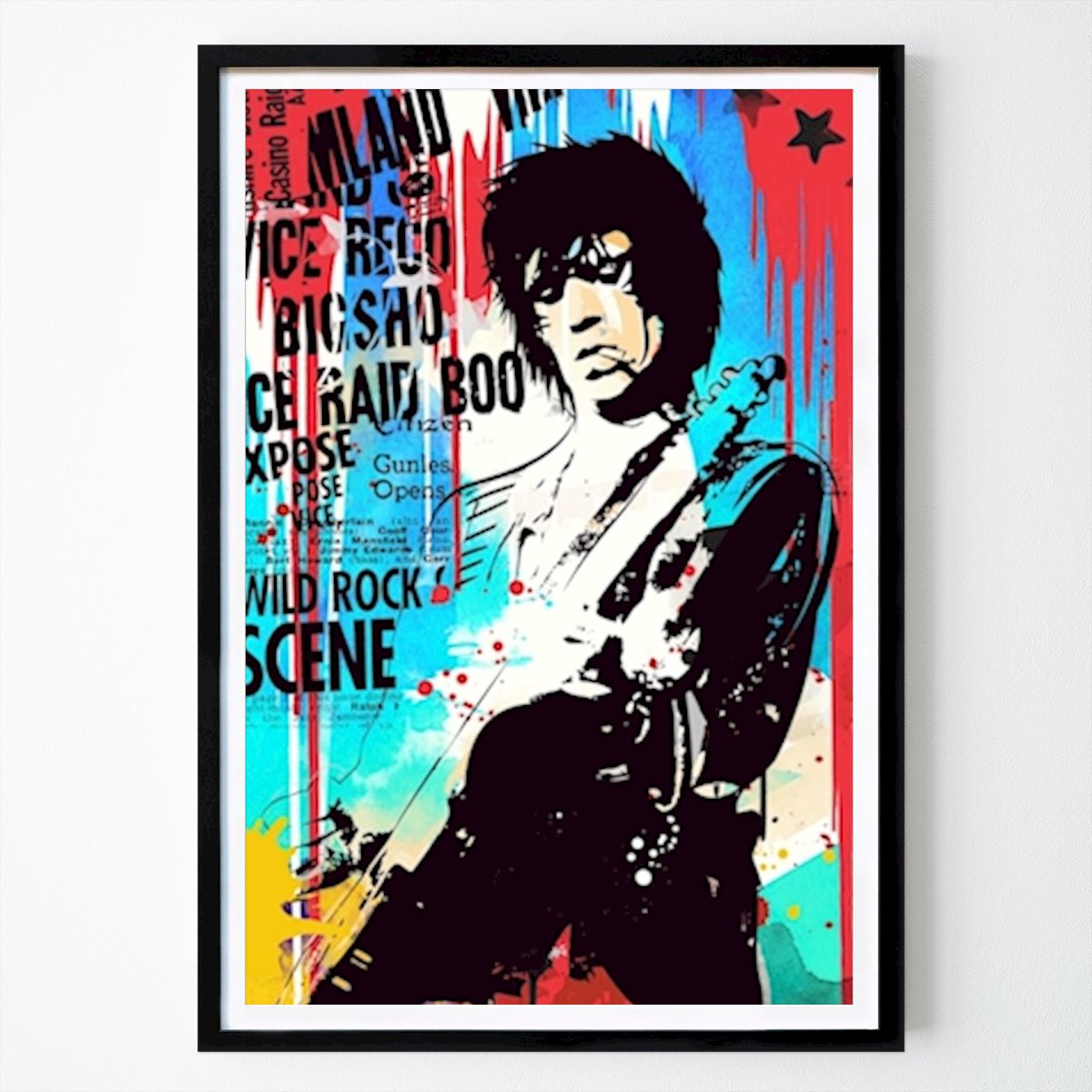 Keith Pop Art Poster von 2ToastDesign – Musik Wandbild – Printler