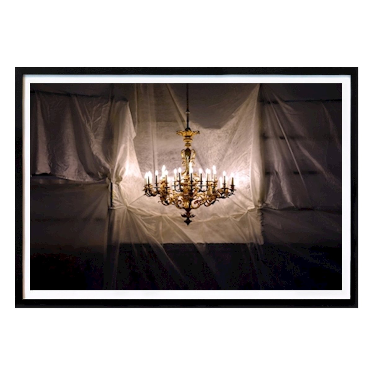 Abstract Poster: Chandelierlight by Wilhelm Oberließ