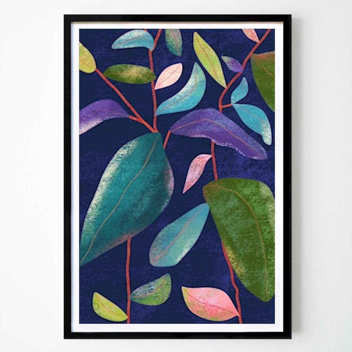 Retro & Vintage Poster: Folhas abstratas de Raissa Oltmanns