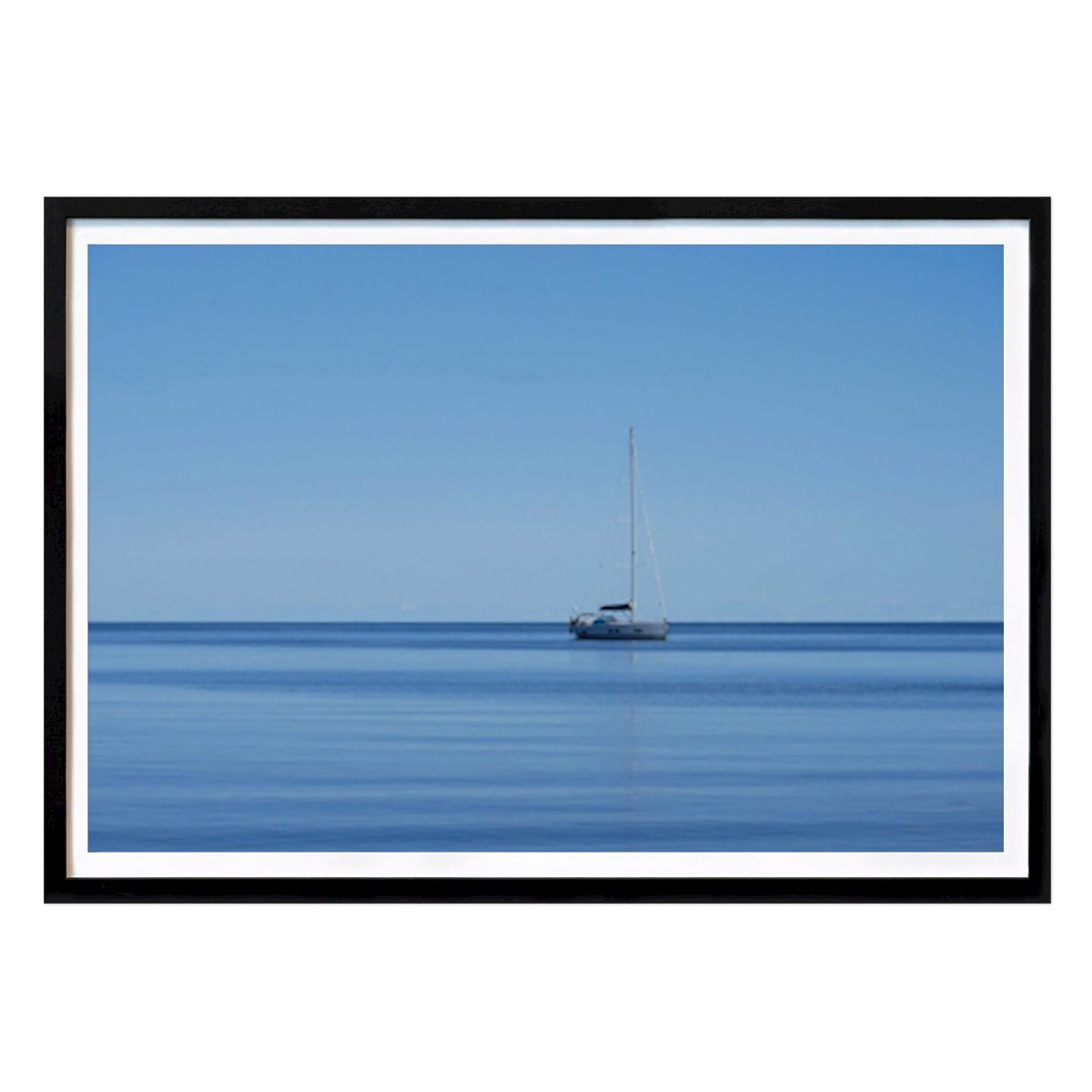 Nature Poster: Sailboat On Calm Water by Stephanie