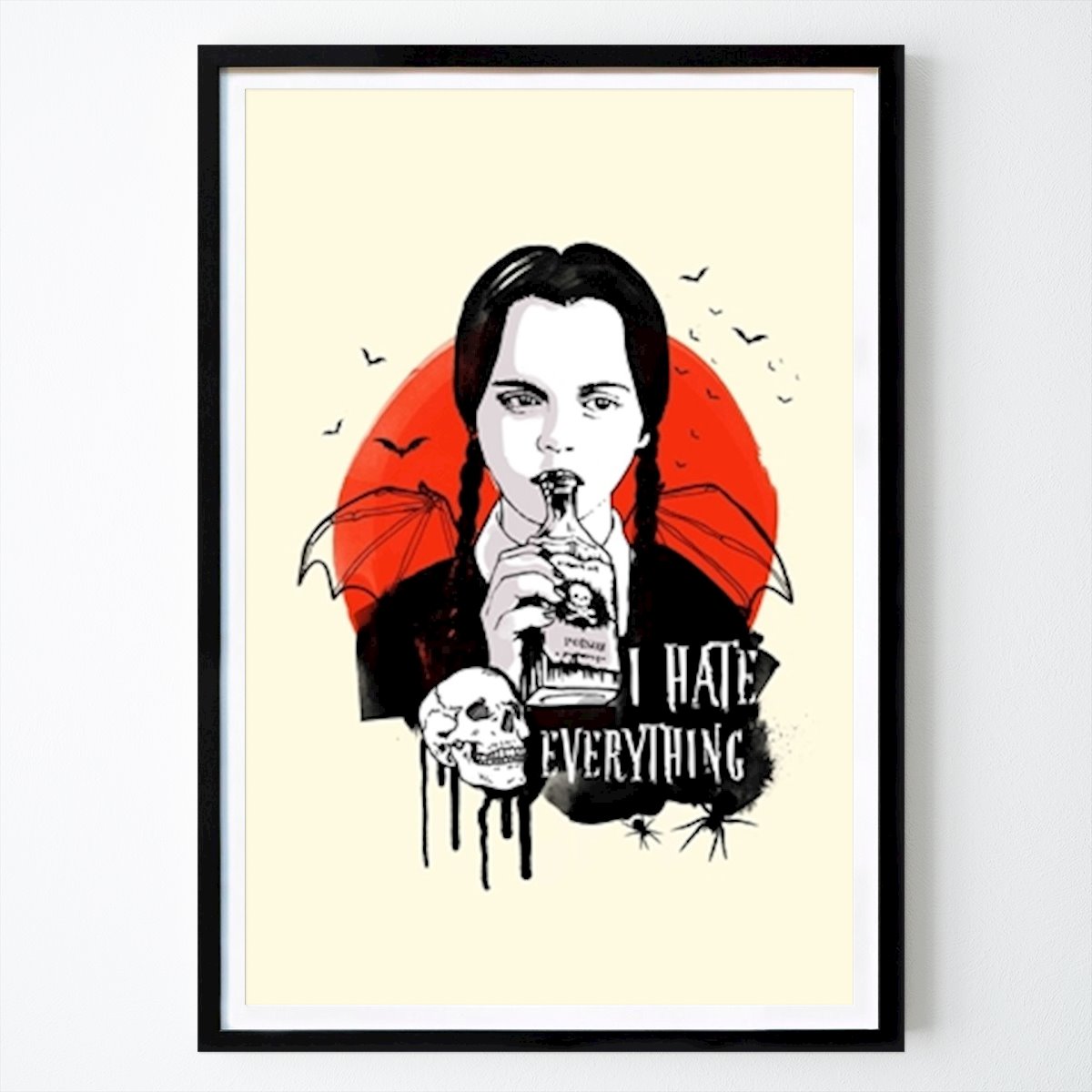 Mittwoch Poster von 2ToastDesign – Film Wandbild – Printler