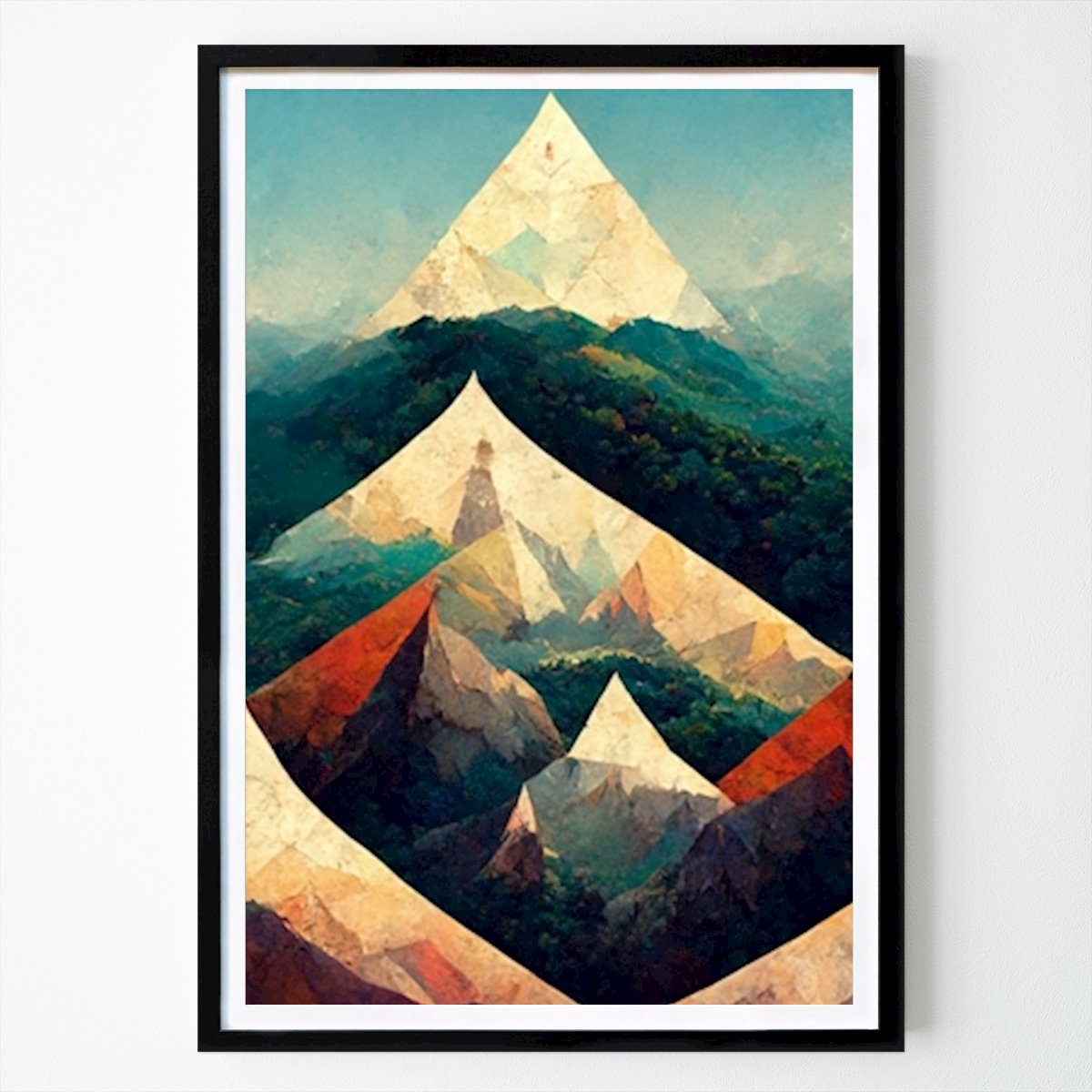 Abstrakt Plakat: Stiger til topps av Immersive Art