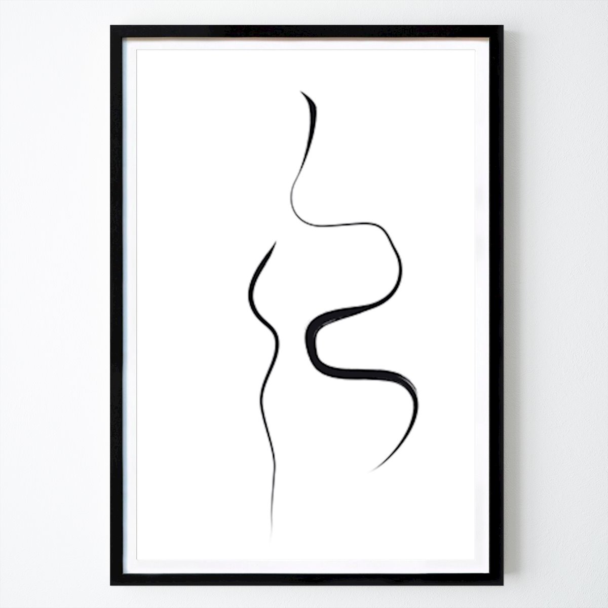 Abstracto Póster: Trazos de tinta 1 de Nouveau Prints