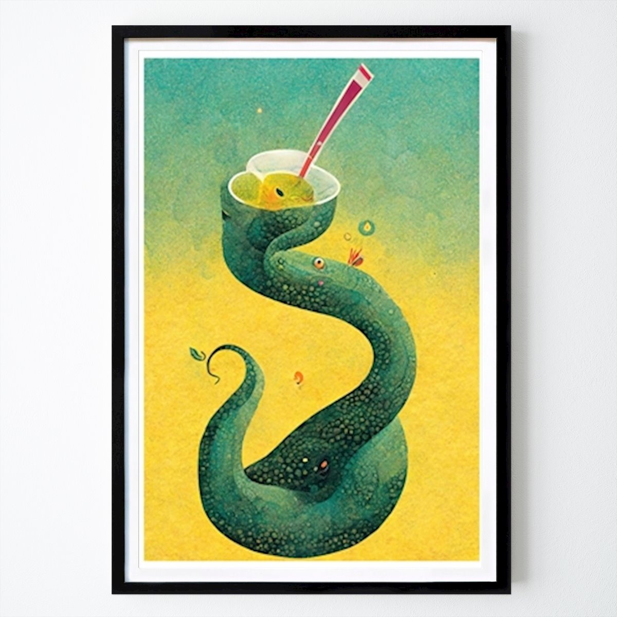 Keuken Poster: Snaky Limonade van Nordic Cucumber