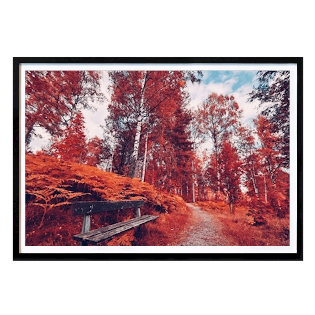 Retro & Vintage Plakat: En tur rundt innsjøen av Linn