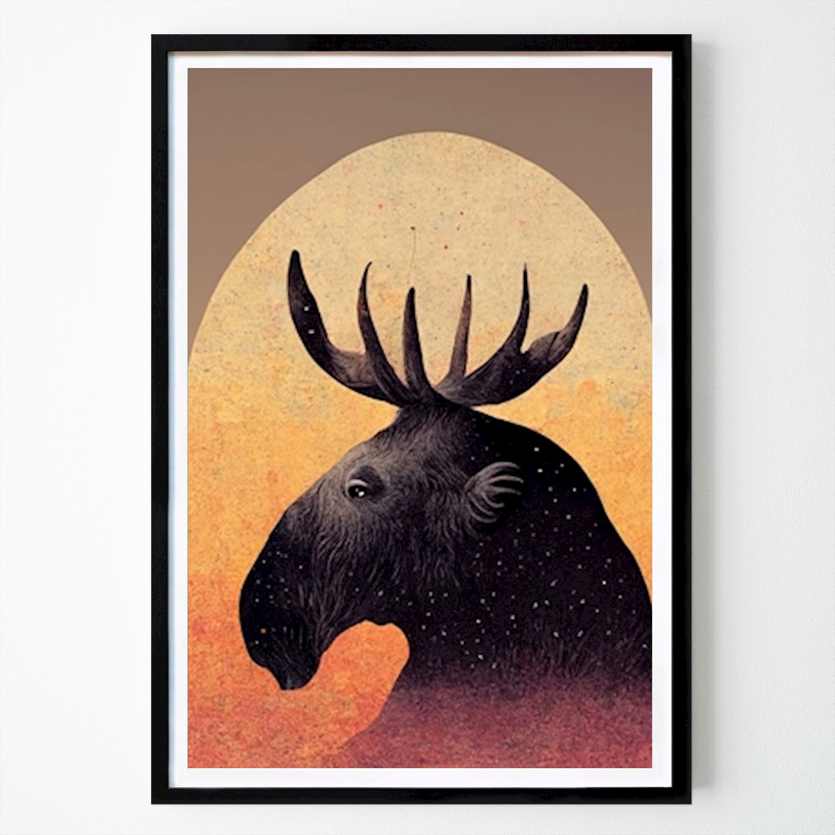 Oslo Poster: Moose by Nordic Cucumber