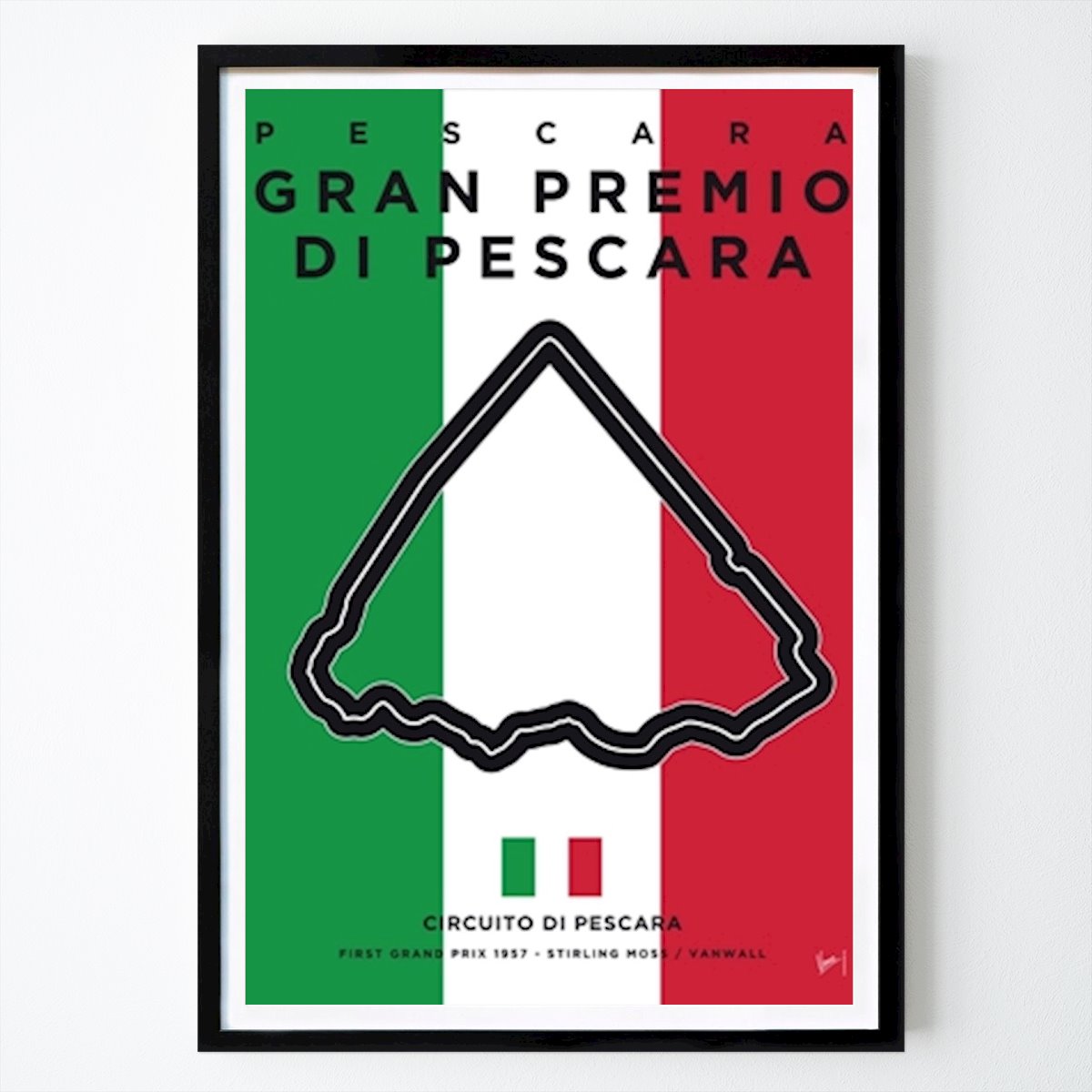 Italy Poster: 1957 Pescara by Chungkong Art