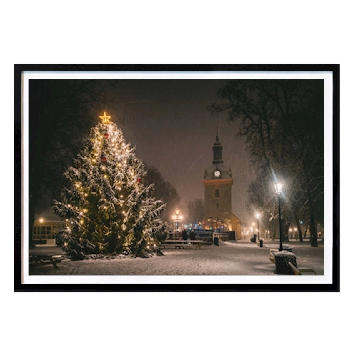 Nature Poster: Xmas in Vänersborg by Dan Larsson