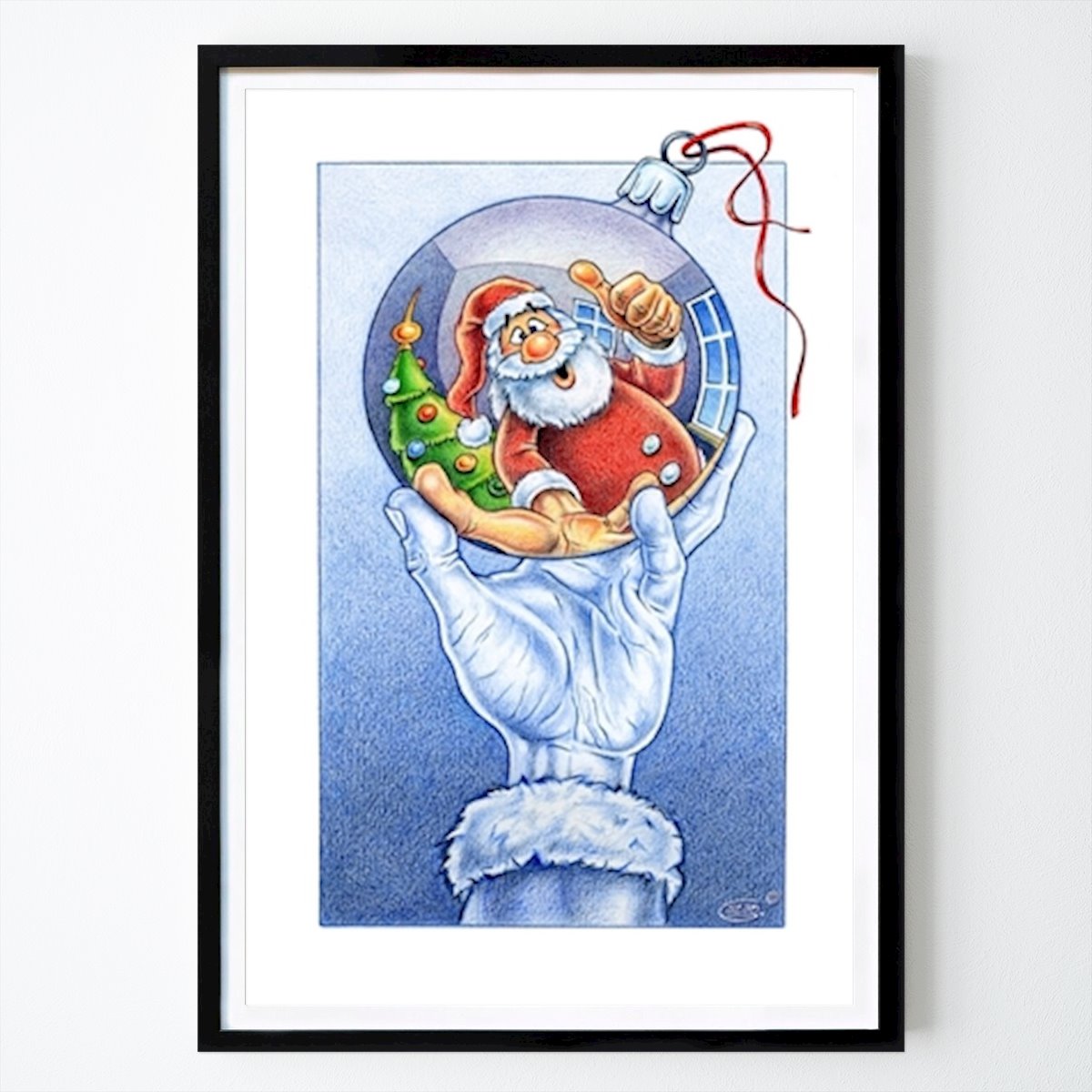 Illustration Poster: Die Farben der Weihnacht von Stan Groenland