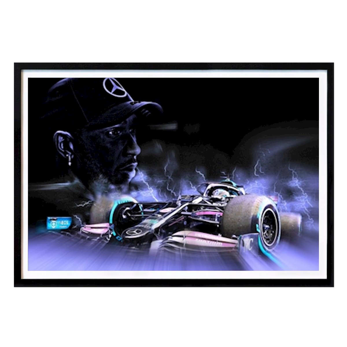 Formel 1 Plakat: Lewis Hamilton - Formel 1 av DeVerviers