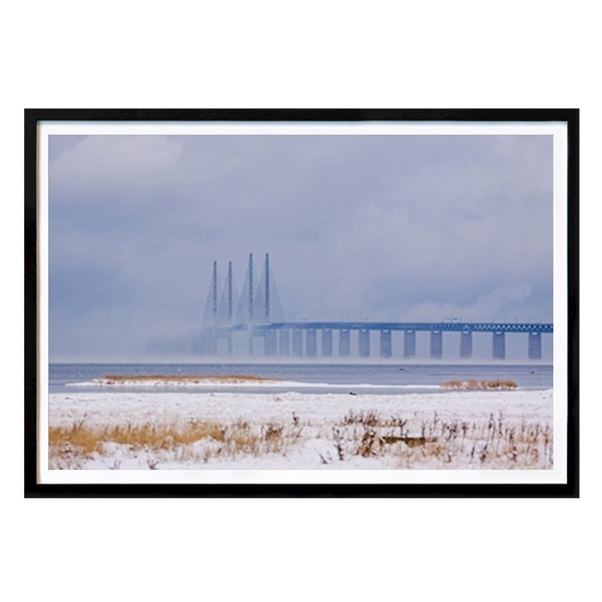 Natur Poster: Öresund - Vinter bro av Kim Carlson