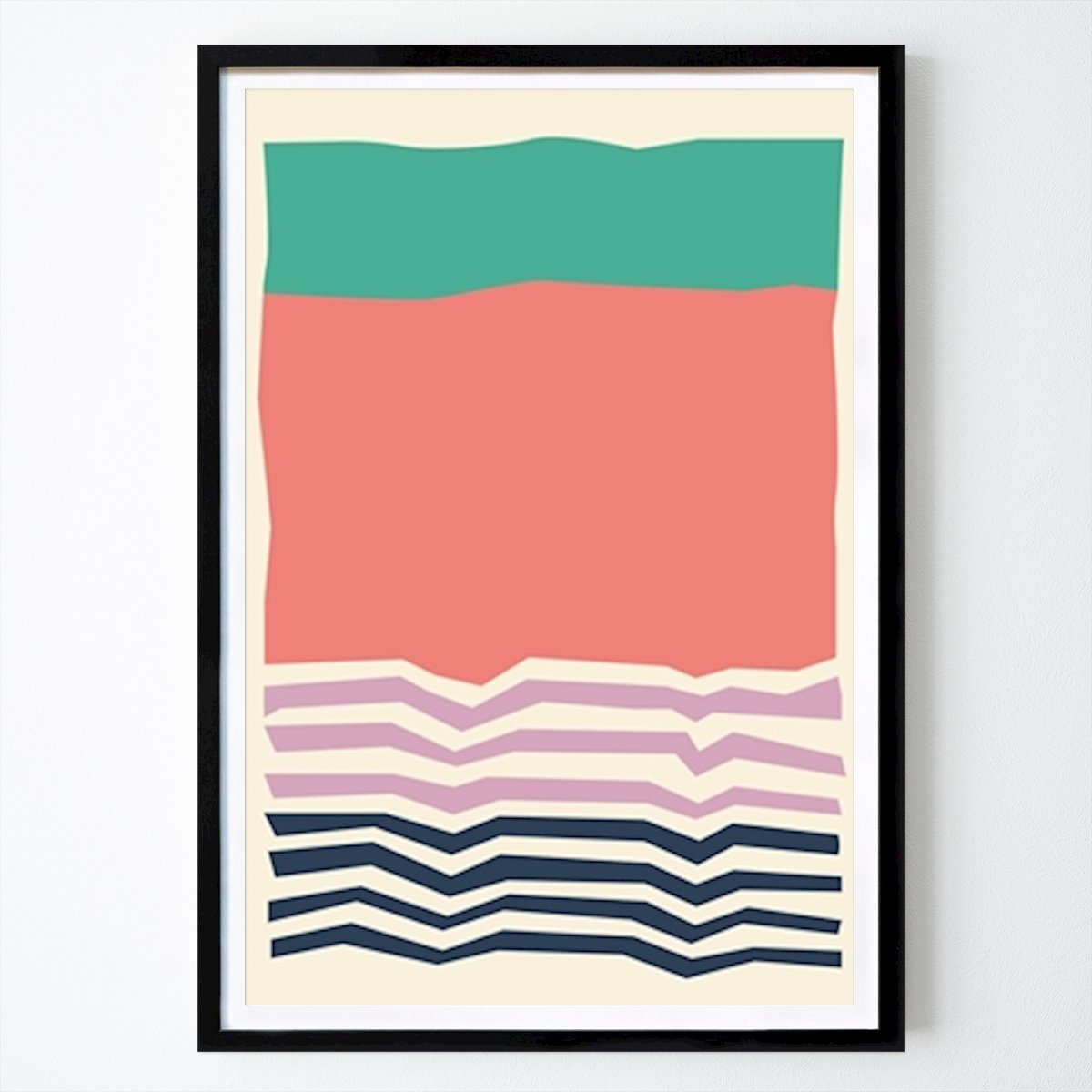 Abstrakt Poster: Minimalistisk Modern Konst av Viktor Håkansson