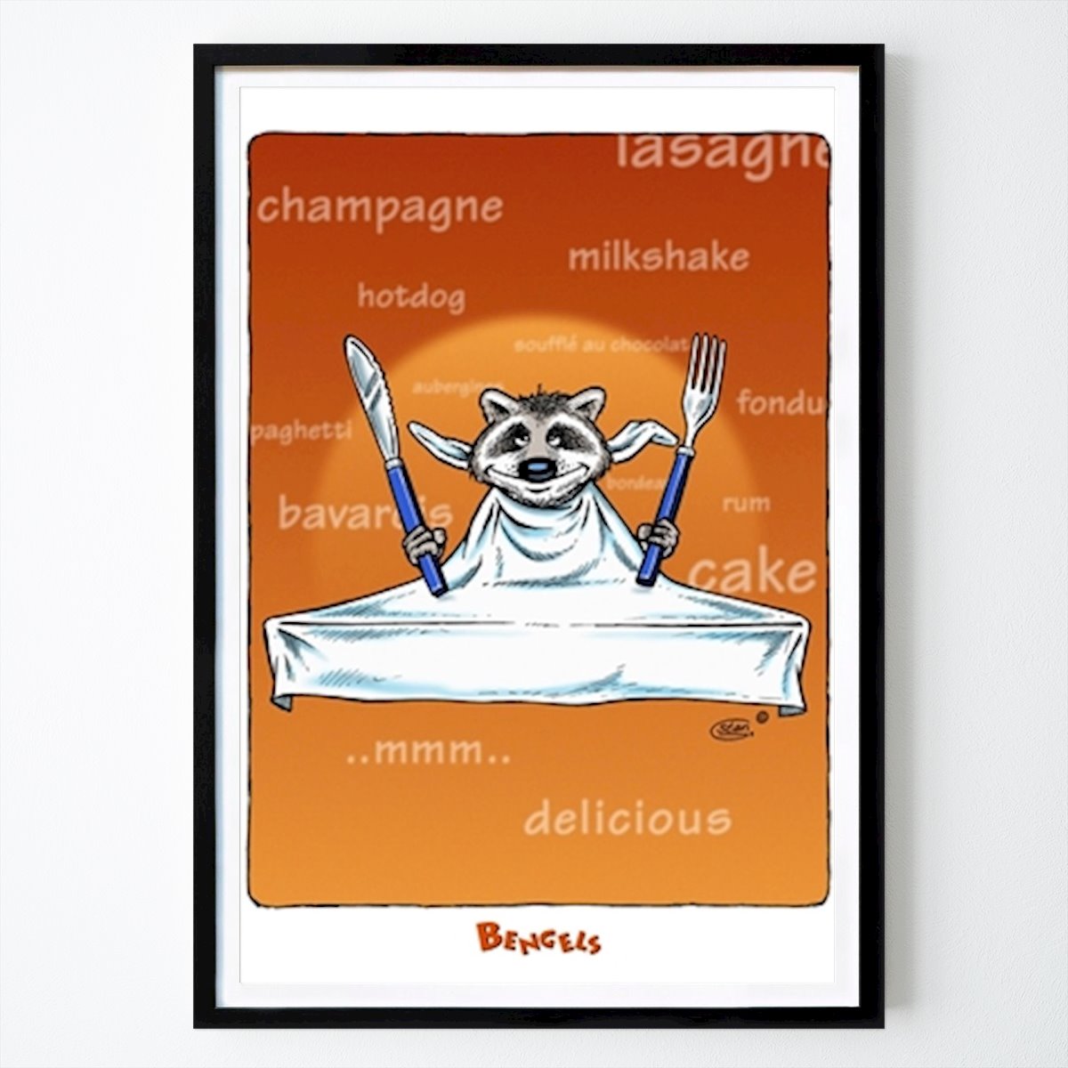 Barnrum Poster: Middagstid med Bengels av Stan Groenland