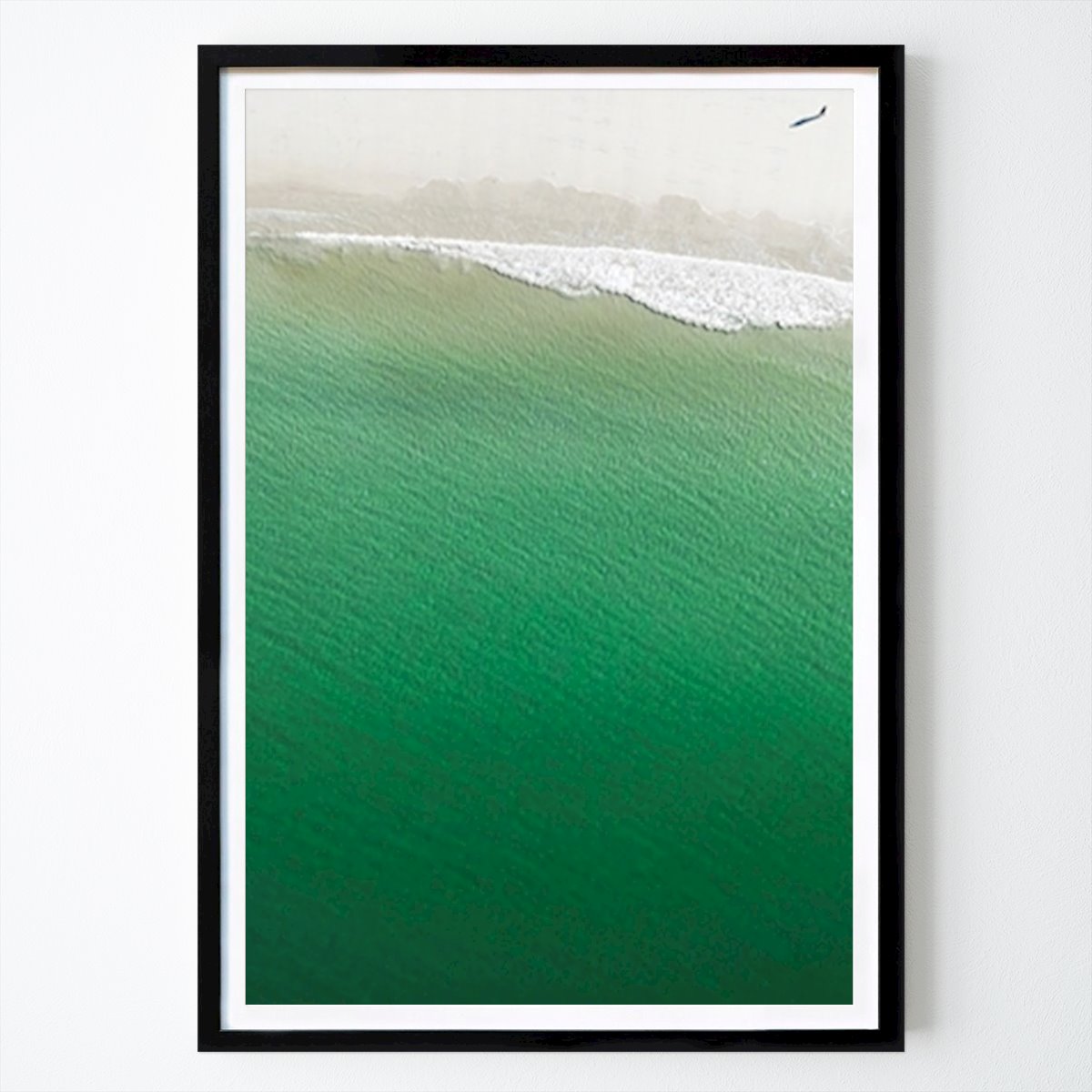 Weißer Sandstrand Poster von Vik Toria – Natur Wandbild – Printler
