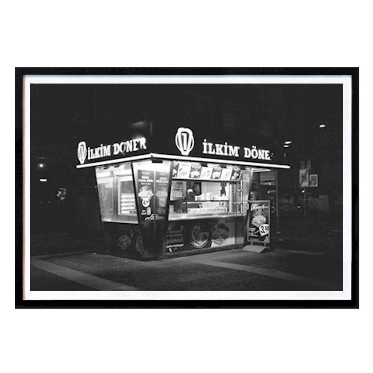 Kitchen Poster: Döner Food Stand by Tomislav JOSIPOVIC