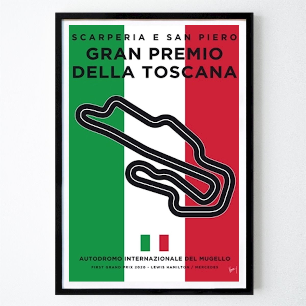 Italia Poster: 2020 Mugello di Chungkong Art