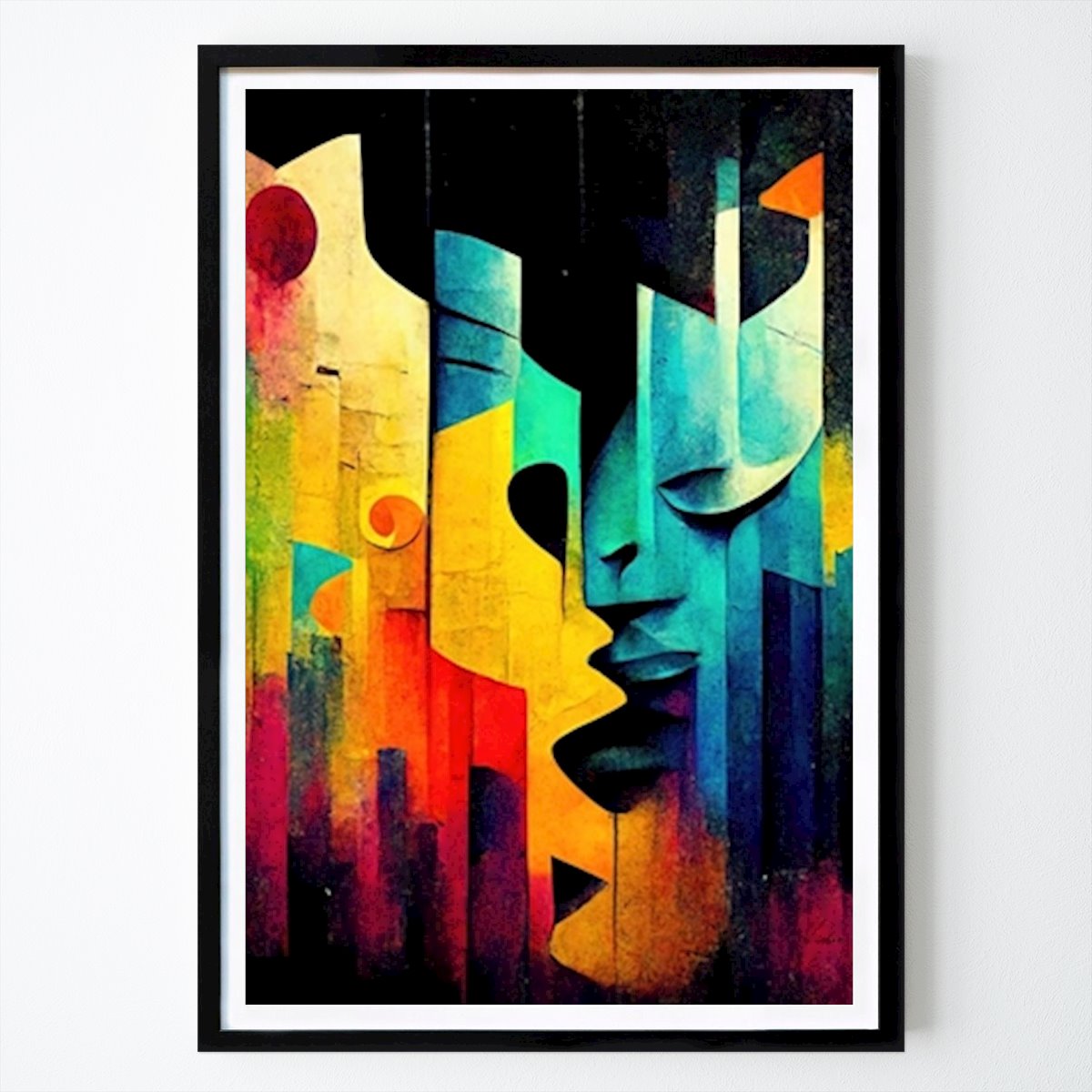 Absztrakt Poszter: Szimbiózis x Picasso Decker Studios által