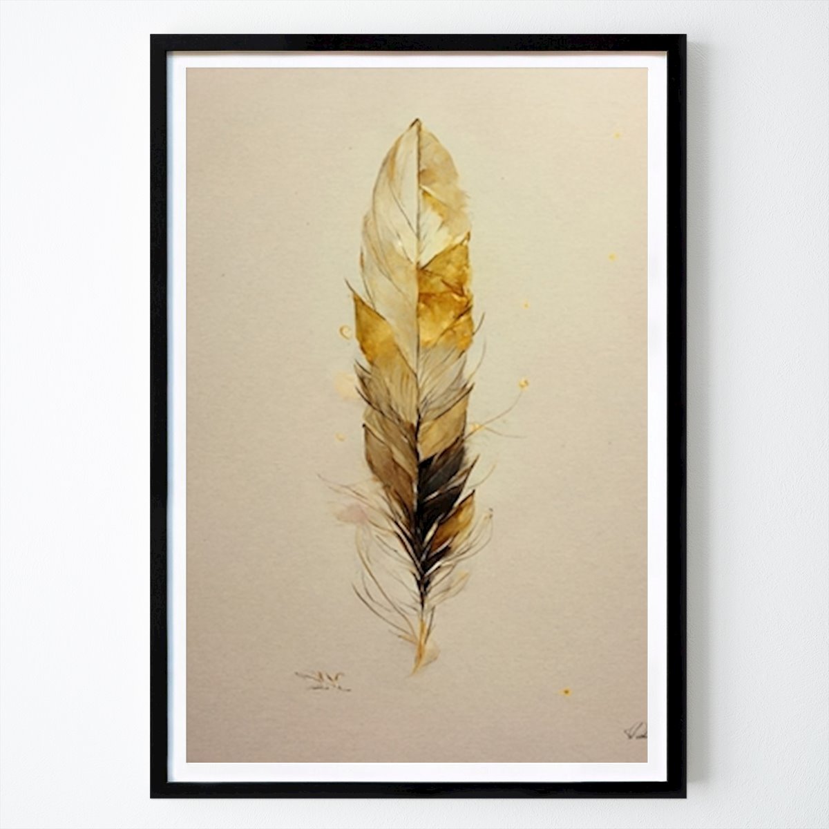 Art Affiche: Plume d’or D par Decker Studios