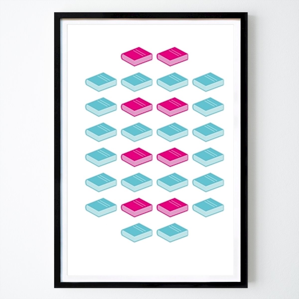 Illustration Poster: Book Infographics von Kathrin May