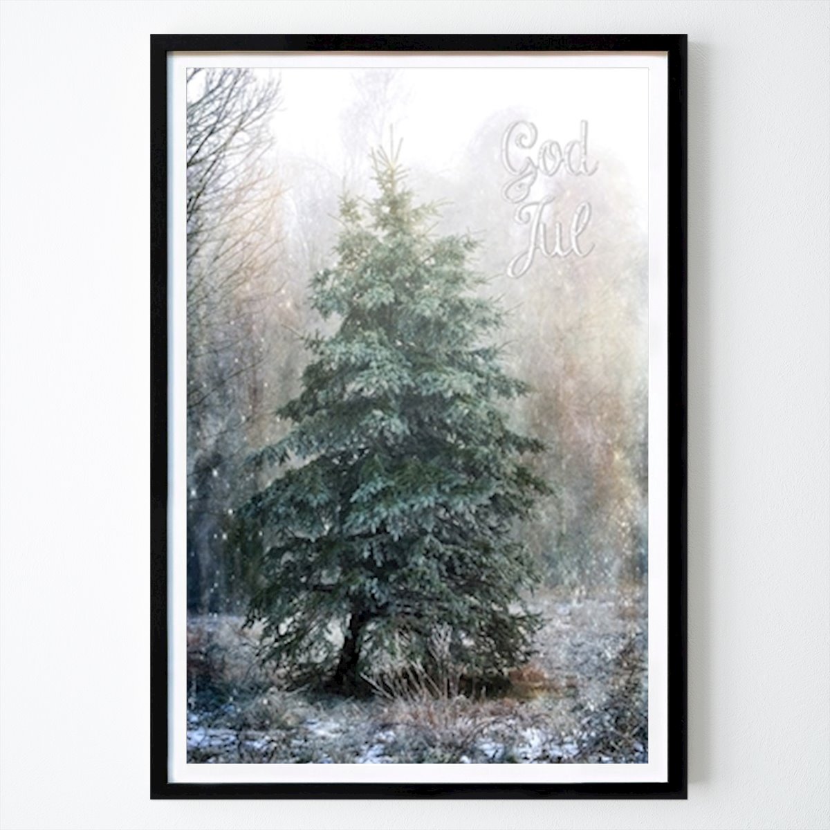 Natur Poster: Der schönste Weihnachtsbaum von Randi Grace Nilsberg