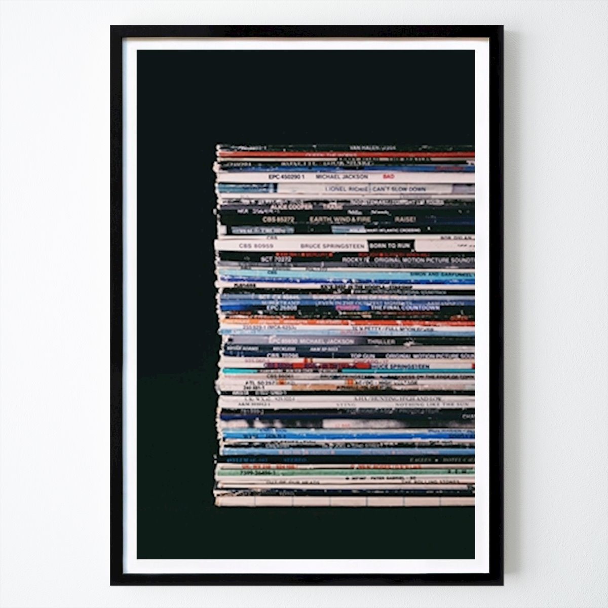 Retro & Vintage Poster: Vinyl records by Daniel Wengel