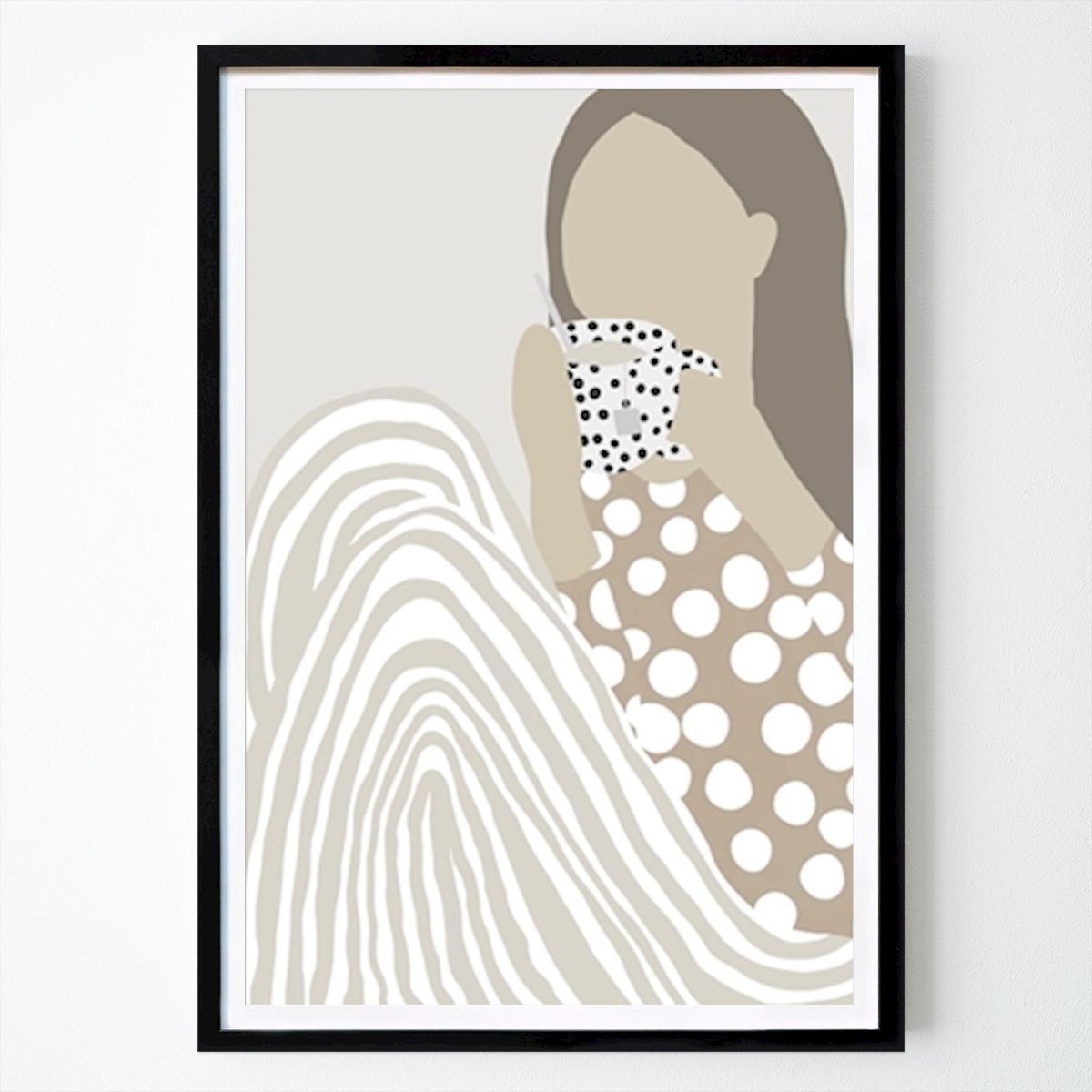 Kitchen Poster: Tea before bed by Emma Sandgren