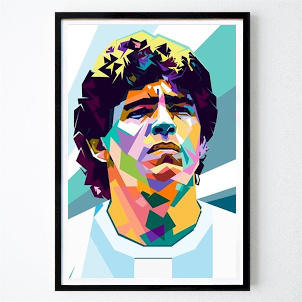 Football Poster: Diego Maradona by GhostArt